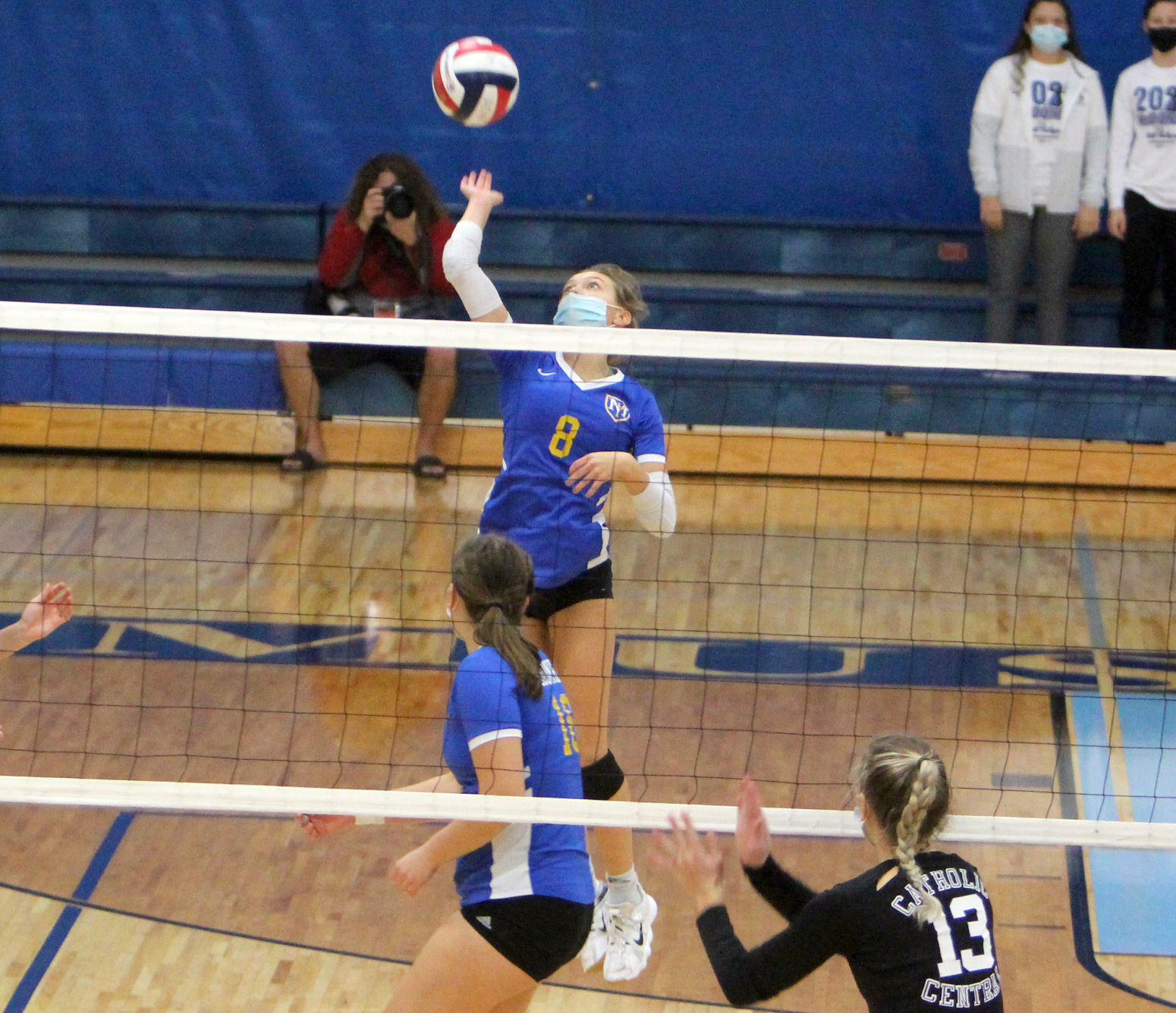 McDonell volleyball vs Catholic Central at Division 4 state championship 11-7-20